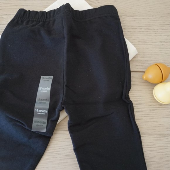 Baby, Toddler Black Pants, Sweat pants, Toddler Joggers, For 18 - 24 Months - Picture 4 of 5